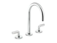 Sink faucet, gooseneck spout, FP5 decorative handles 0