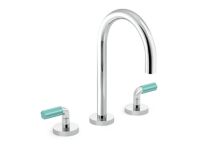 One Sink Faucet, Gooseneck Spout, FP5 Decorative Handles 0