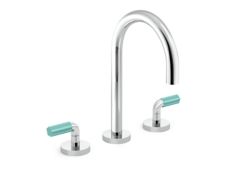 One™ Sink faucet, gooseneck spout, FP5 decorative handles