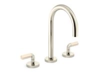 Sink faucet, gooseneck spout, FP5 decorative handles 0