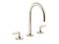 One Sink Faucet, Gooseneck Spout, FP5 Decorative Handles 0