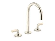 One™ Sink faucet, gooseneck spout, FP5 decorative handles