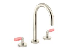 One™ Sink faucet, gooseneck spout, FP5 decorative handles