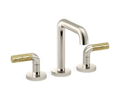 Sink faucet, tall spout, P.E. Guerin decorative handles