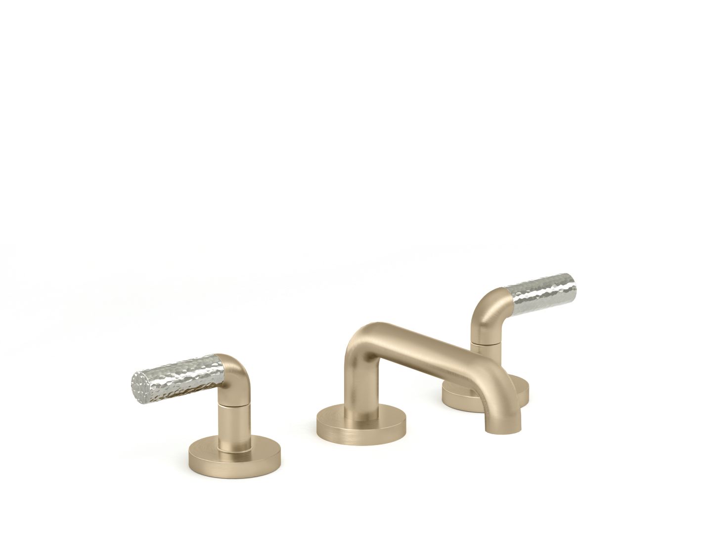 P24600CRULB by Kallista - Sink Faucet, Traditional Spout, Cross Handles -  Unlacquered Brass