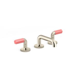 Sink faucet, low spout, FP5 decorative handles