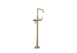 One Freestanding Bath Faucet, P.E. Guerin handles, Less Handshower