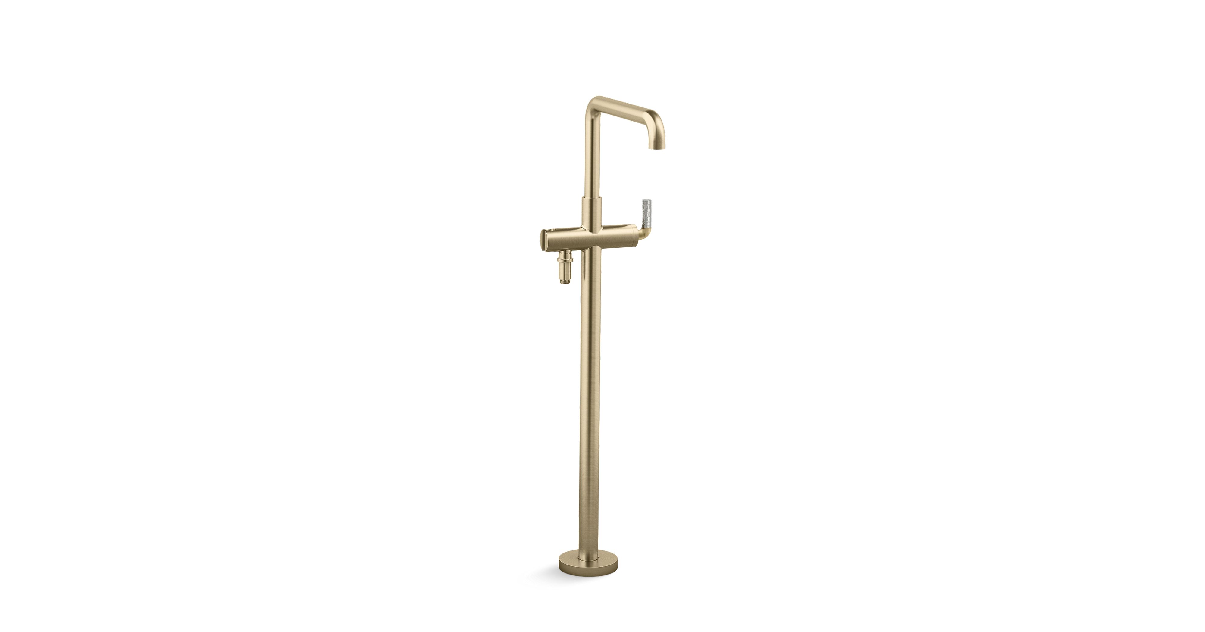 One™ — One Freestanding Bath Faucet, P.E. Guerin handles, Less Handshower