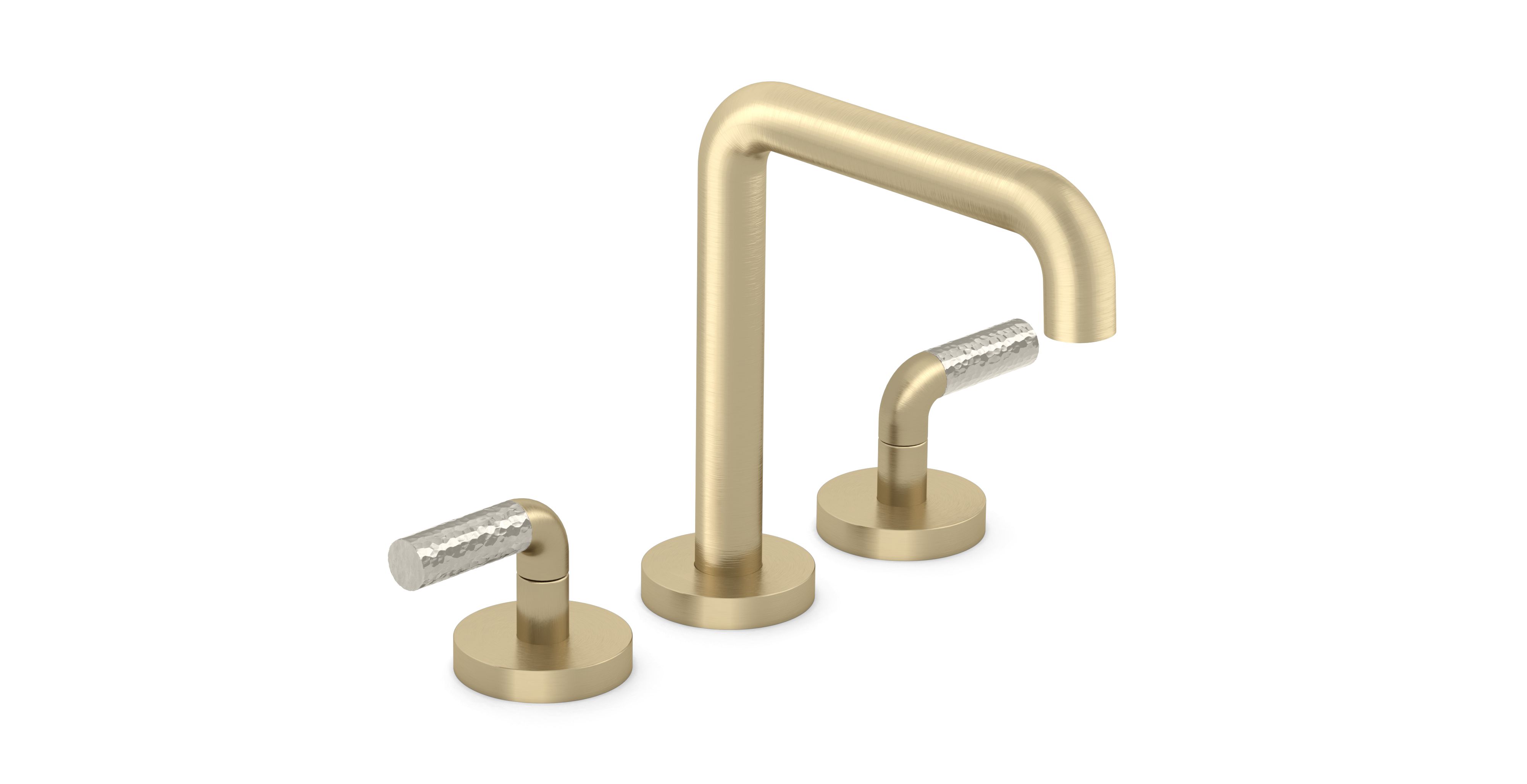 One™ — Deck-mount bath faucet, P.E. Guerin handles