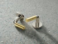 Sink faucet, tall spout, P.E. Guerin decorative handles 1