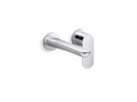 Wall Mount Single Control Sink Faucet, Lever Handle 0
