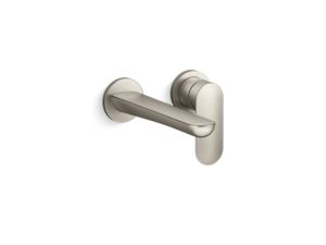 Wall Mount Single Control Sink Faucet, Lever Handle