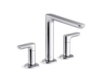 Deck-Mount Bath Faucet, Lever Handles 0