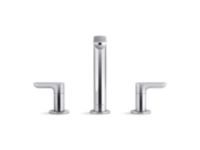 Widespread Sink Faucet, Tall Spout, Lever Handles 2