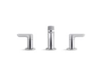 Widespread Sink Faucet, Low Spout, Lever Handles 2
