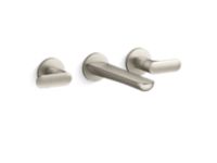 Wall Mount Widespread Sink Faucet, Lever Handles 0