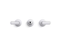 Wall Mount Widespread Sink Faucet, Lever Handles 2