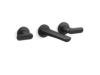 Wall Mount Widespread Sink Faucet, Lever Handles 0