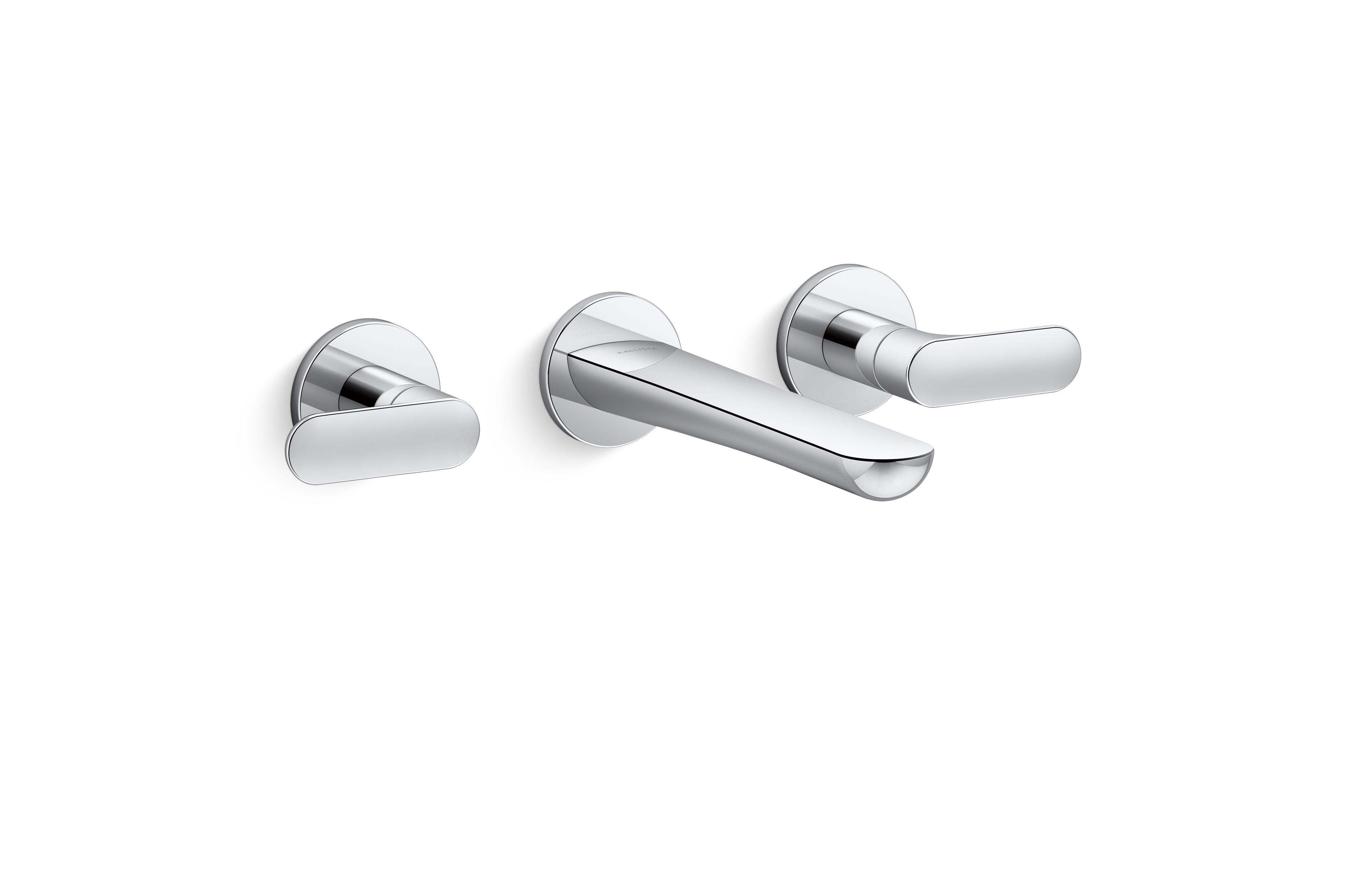 002® — Wall Mount Widespread Sink Faucet, Lever Handles