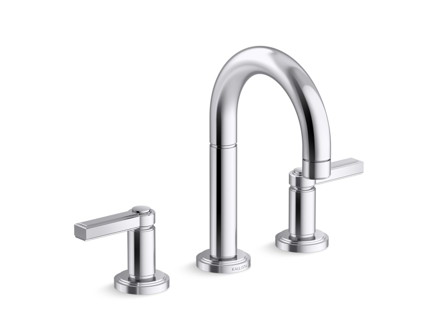 Vir Stil® Minimal Sink faucet, arch spout, lever handles