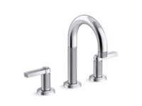 Sink faucet, arch spout, lever handles 1