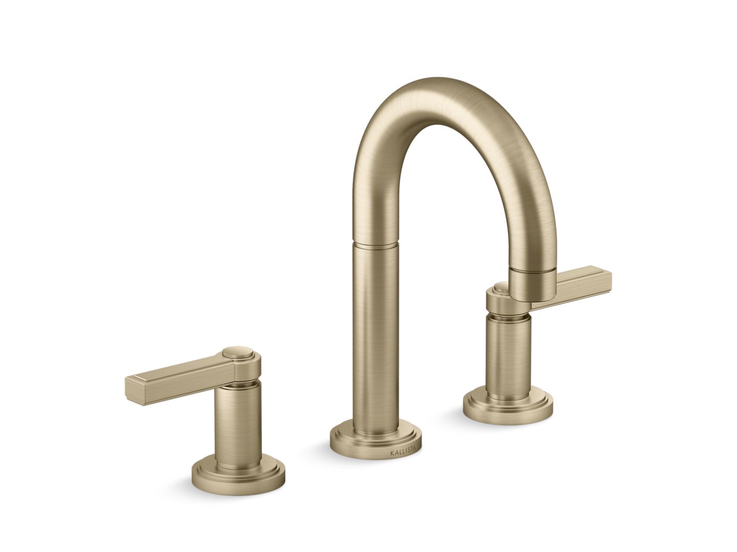 Vir Stil® Minimal Sink Faucet, Arch Spout, Lever Handles