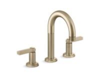 Sink faucet, arch spout, lever handles 0