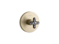 Thermostatic Trim, Zebra Jasper Cross Handle 0