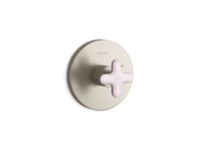 Thermostatic Trim, Rose Quartz Cross Handle 0