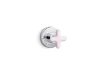 Volume Control Trim, Rose Quartz Cross Handle 0