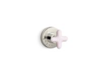 Volume Control Trim, Rose Quartz Cross Handle 1