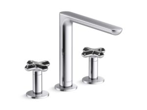 Deck-Mount Bath Faucet, Zebra Jasper