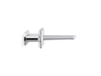 Wall Mount Widespread Sink Faucet, White Carrara Cross Handles 3