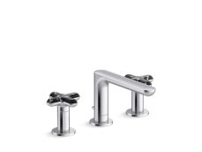 002® Widespread Sink Faucet, Low Spout, Zebra Jasper Cross Handles