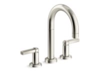 Deck Mount Bath Faucet, Lever Handles 0