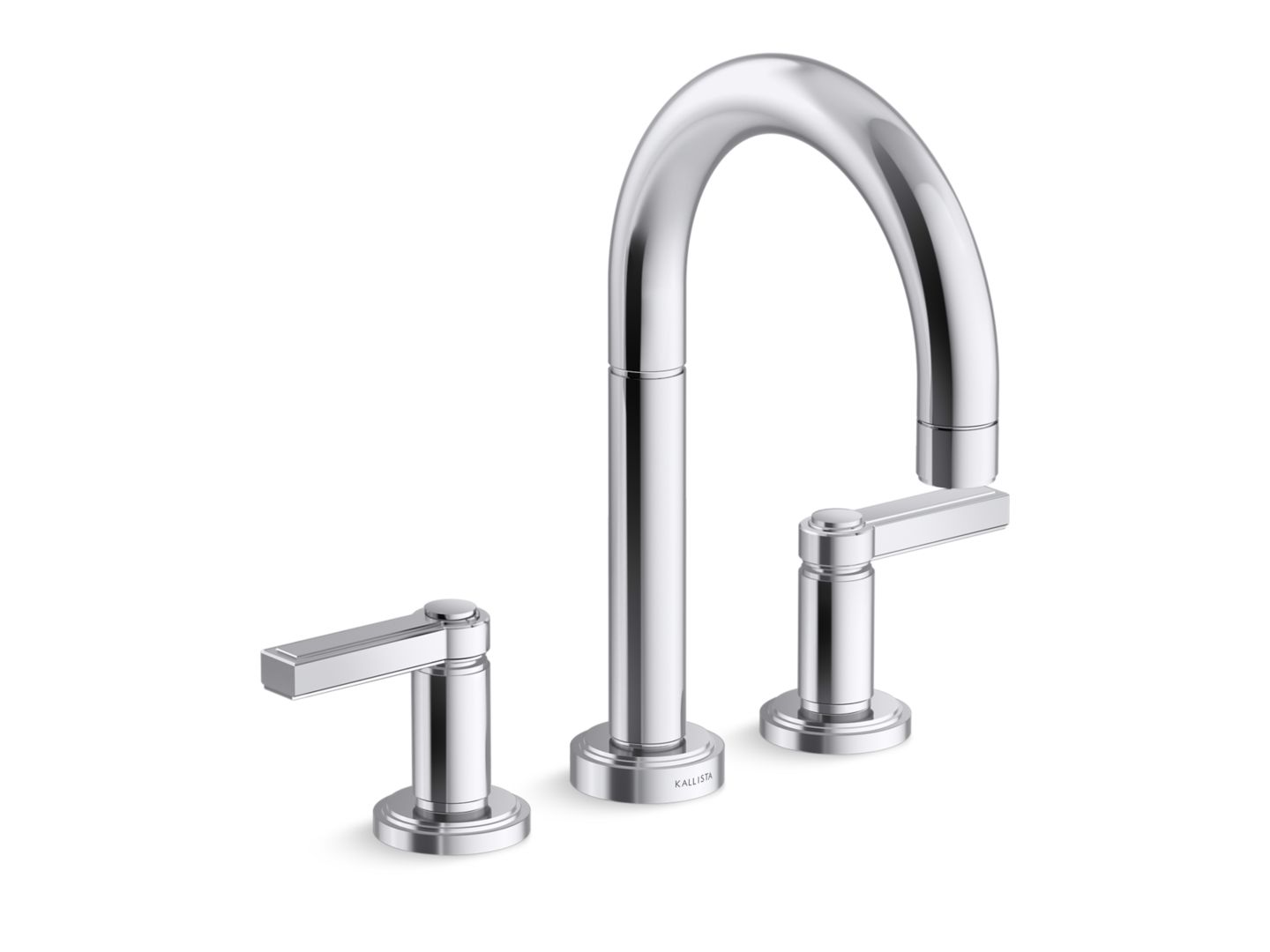 Vir Stil® Minimal Deck-Mount Bath Faucet, Lever Handles