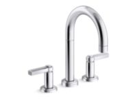 Deck Mount Bath Faucet, Lever Handles 1