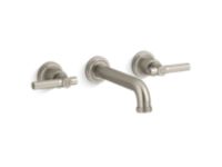 Wall-Mount Sink Faucet, Lever Handles 0