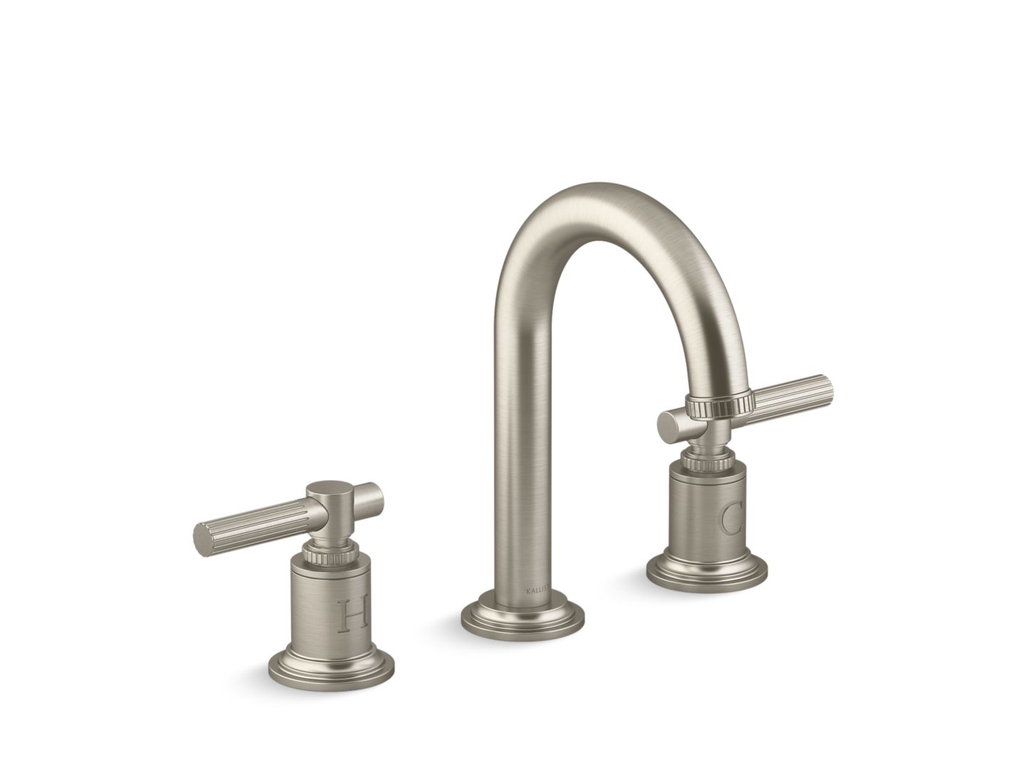 Central Park West Sink Faucet, Arch Spout, Lever Handles