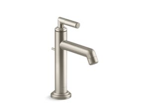 Single-control sink faucet