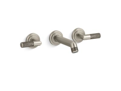 Wall-Mount Sink Faucet, Lever Handles