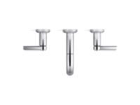 Wall-Mount Sink Faucet, Lever Handles 4