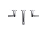 Wall-Mount Sink Faucet, Lever Handles 1