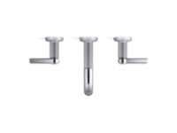 Wall-Mount Sink Faucet, Lever Handles 0