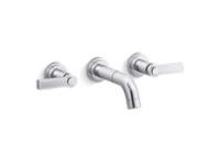 Wall-Mount Sink Faucet, Lever Handles 1