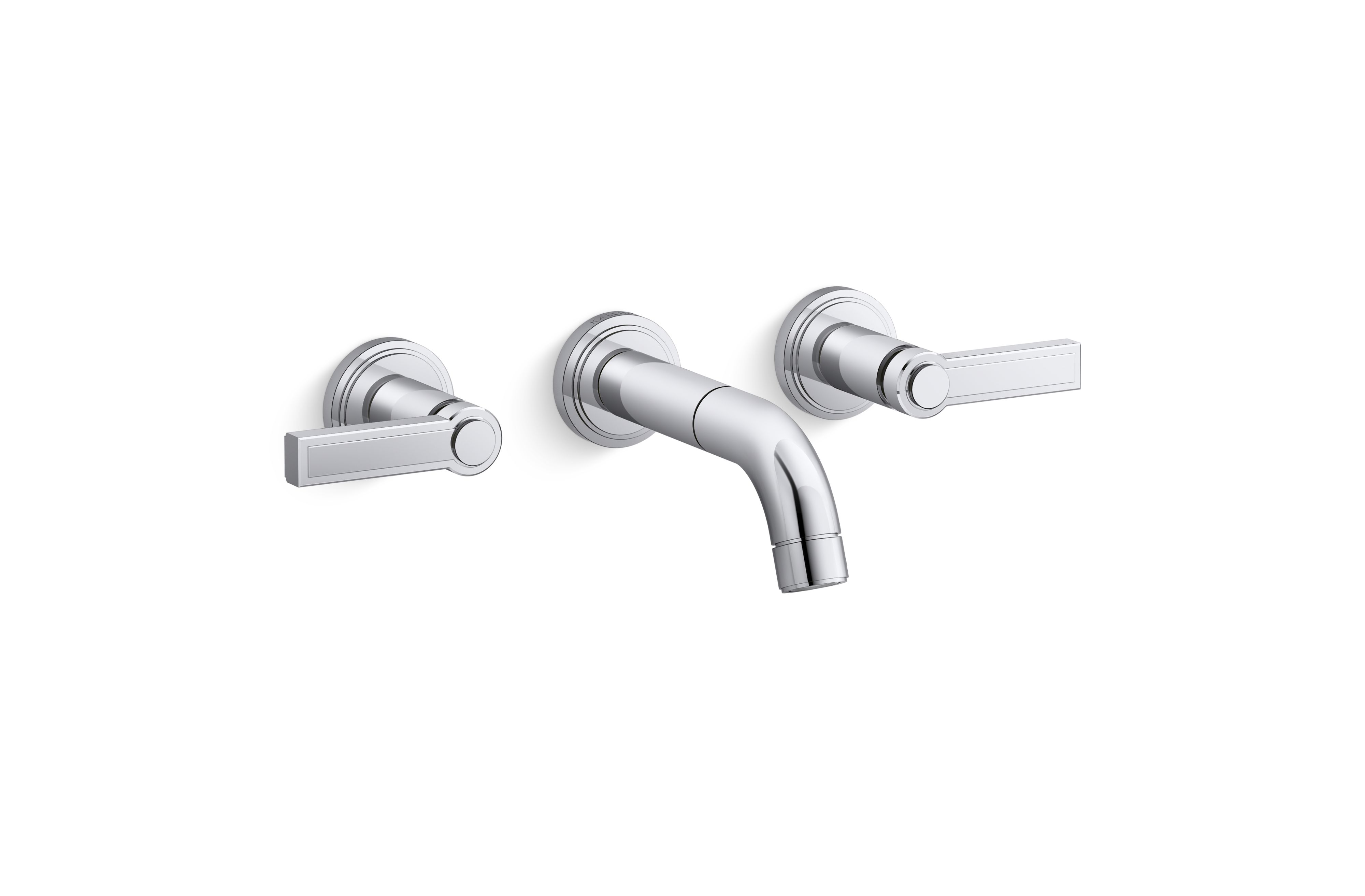 Vir Stil® Minimal — Wall-Mount Sink Faucet, Lever Handles