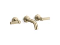 Wall-Mount Sink Faucet, Lever Handles 0
