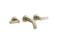 Wall-Mount Sink Faucet, Lever Handles 0