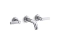 Wall-Mount Sink Faucet, Lever Handles 1