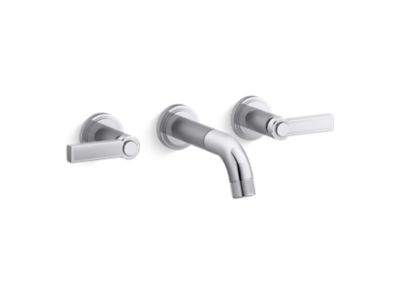 Wall-Mount Sink Faucet, Lever Handles